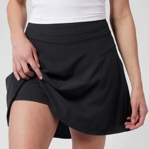Athleta Black Performance Skort Size 14 Activewear Shorts Underneath